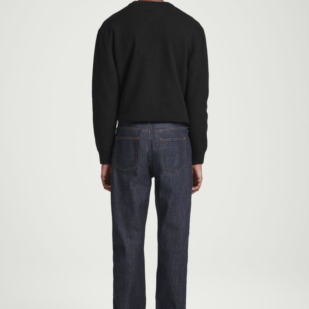 COS signature raw selvedge straight leg jeans 31/32